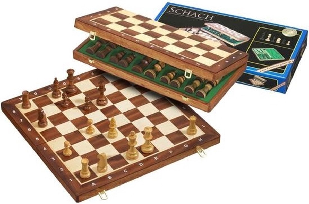 Cassette d'échecs Philos de luxe kh 90mm