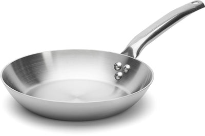Poêle Debuyer de Buyer Alchimy ø 24 cm - Poêle inox - Multicouche 3 couches - Convient pour induction - Passe au four - Fabriquée en France