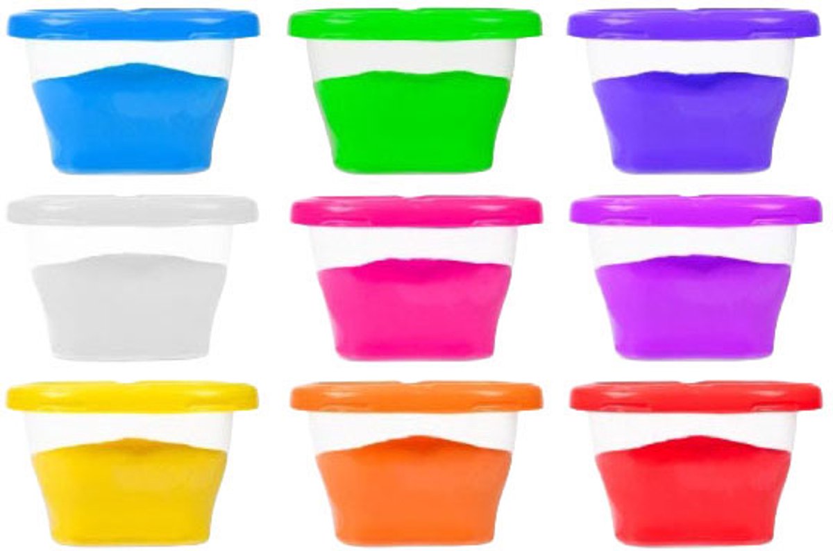 Toi-toys argile crémeuse argile super douce avec parfum - 9 parties.