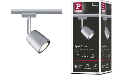 Paulmann urail rail spot cover spot libre gu10 max. 10w dimmable 230v chrome mat, chrome