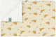 Trixie couverture bébé polaire 75x100cm jaune - couverture câline lion animé.