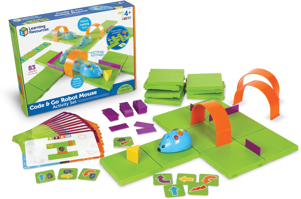 Ensemble d'activités pour souris robot code go® de ressources d'apprentissage - 5+