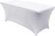 Greenblue sarcelle - nappe flexible couverture de table traiteur blanc - 180x75x75cm, spandex, gb371