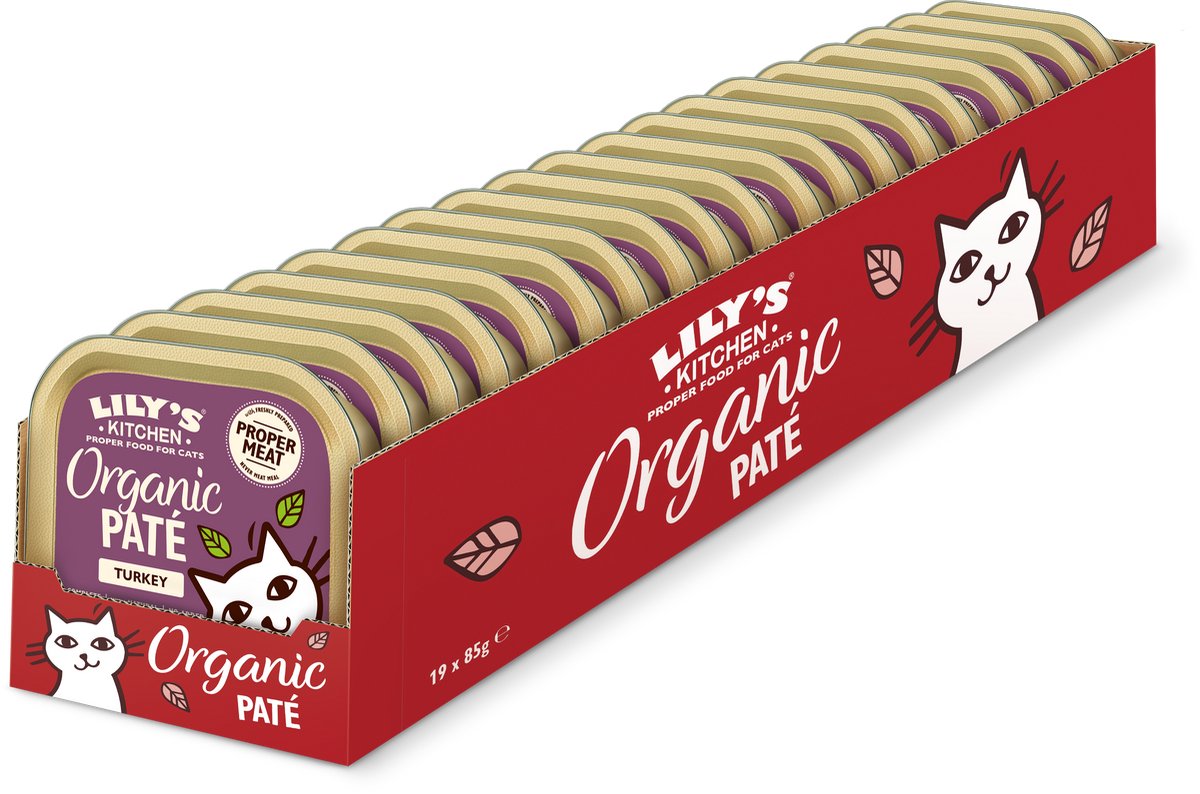 Lily's Kitchen Cat Organic Turkey Pate