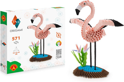 Alexander jouets origami flamant 3d - 571pcs