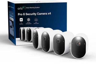 Caméra de sécurité Arlo pro 6 2k+ - 4 caméras IP
