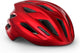 Avec casque de vélo idolo hommes femmes - casque de vélo de course adultes - taille m l (52-59cm) - rouge allic brillant
