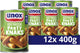 Saucisse de Francfort Unox - knaks de fête végétariens - 12 x 400 g - pack économique