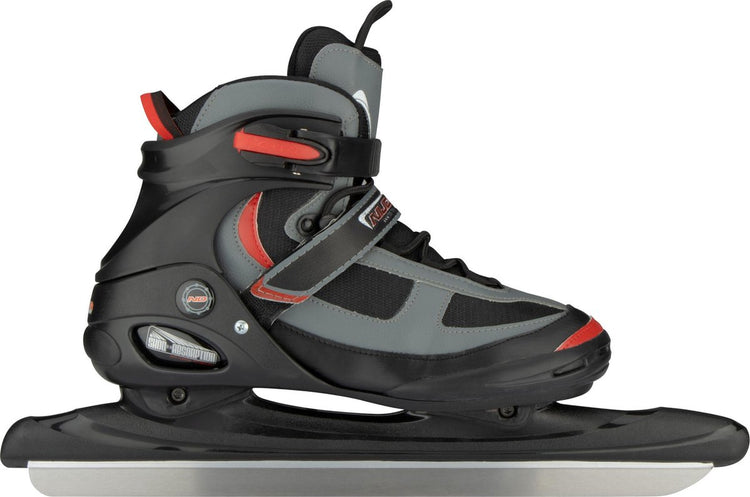 Patin de vitesse senior Nijdam (botte semi-souple) - noir rouge - taille 41