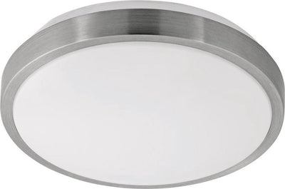Eglo competa 1 - applique plafonnier - 1 lumière - blanc, nickel mat