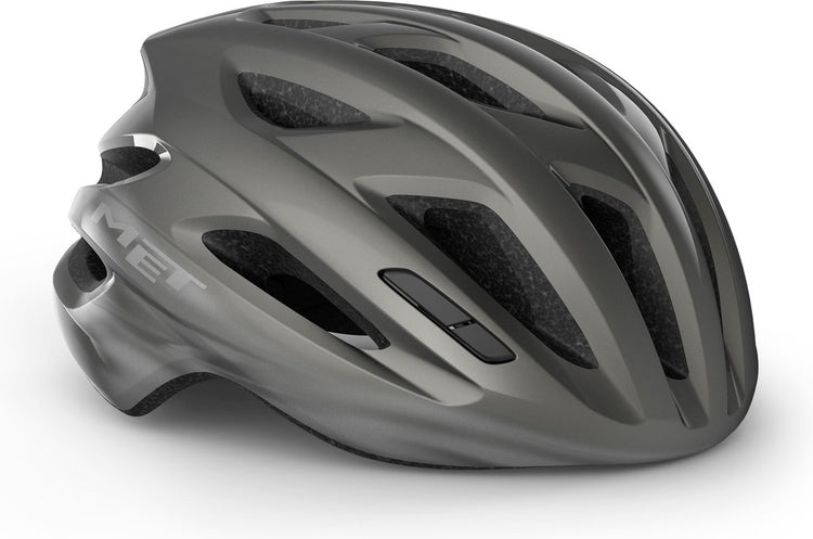 Avec casque de vélo idolo mips hommes femmes - casque de vélo de course adultes - taille XL (60-64 cm) - titane brillant
