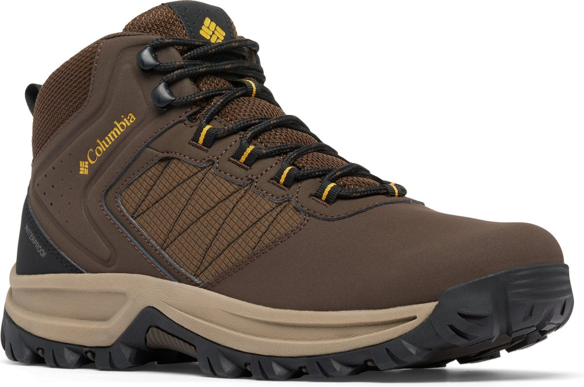 Chaussures de randonnée imperméables homme Columbia transverse randonnée marron