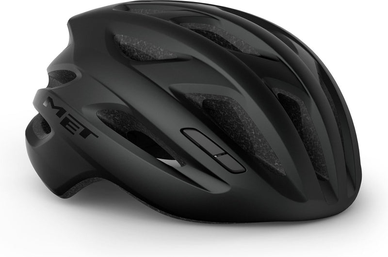 Avec casque de vélo idolo hommes femmes - casque de vélo de course adultes - taille XL (60-64 cm) - noir mat