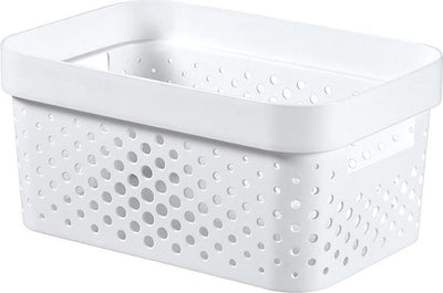 Curver infinity box dots 4,5l blanc - 100% recyclé