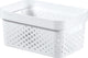 Curver infinity box dots 4,5l blanc - 100% recyclé