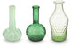 Pip studio - vase à fleurs - accessoires pour la maison - vert - vase en verre - ensemble de 3 vases
