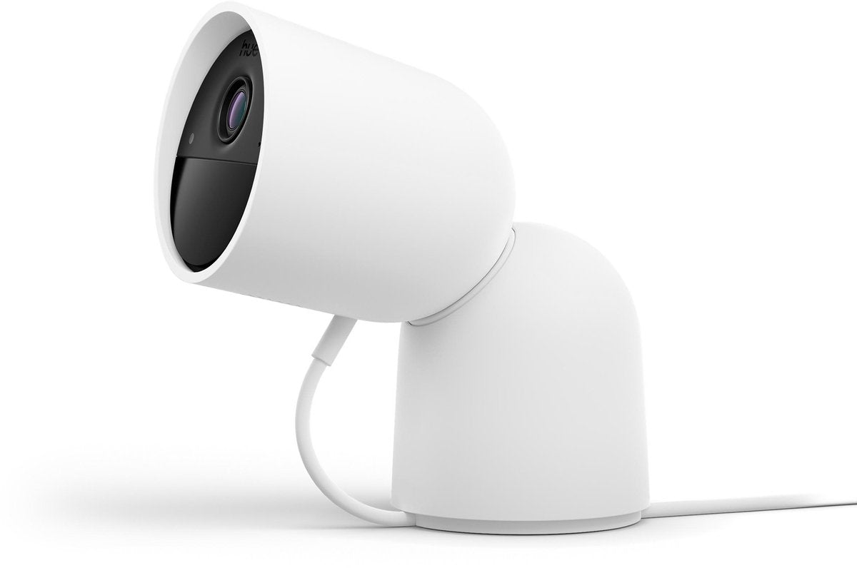Caméra de sécurité de bureau sécurisée Hue - blanche