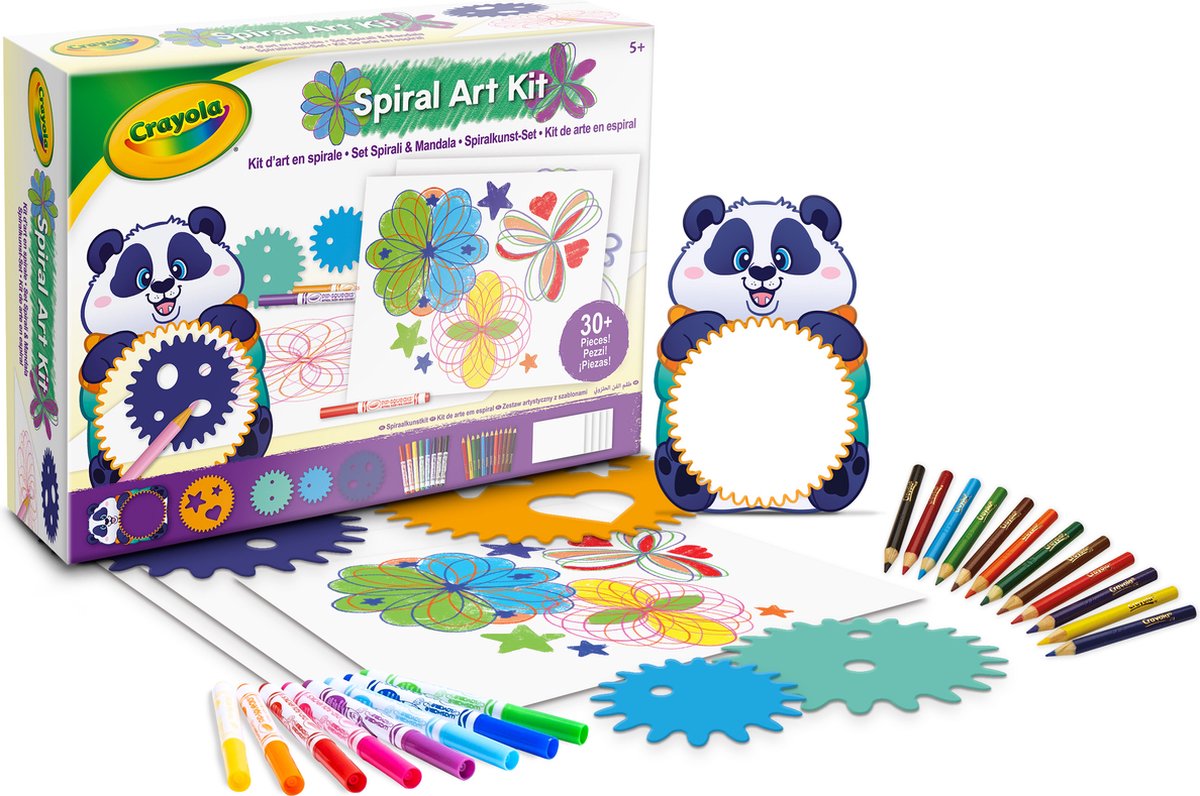 Crayola - kit d'artisanat - kit d'art en spirale - ensemble d'artisanat pour enfants