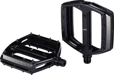 Bbb cycling pédales de vélo VTT - aluminium - adapté pour vélo électrique - pédales antidérapantes vtt - pédales plates - pédales de vélo - coolride noir - bpd-36