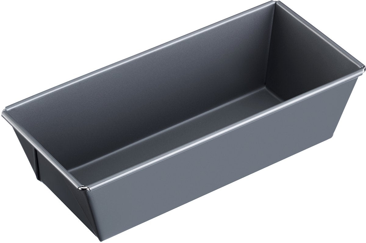 Moule à pâtisserie Westmark, idéal pour le gâteau de l'Épiphanie, longueur : 25 cm, avec revêtement antiadhésif, acier laminé à froid, back meister, anthracite, 32842270