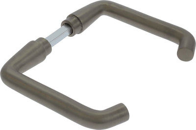 Poignée de porte Starx argent - ferrures de porte - poignée de porte coupé - aluminium f9