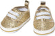Sneakers de poupée Heless Glitter Gold, 38-45 cm