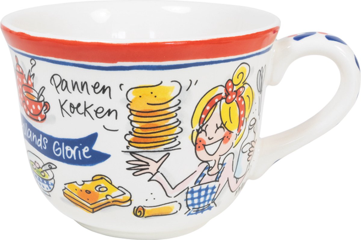 Bol à soupe blond Amsterdam Specials Dutch Glory avec anse ø14cm