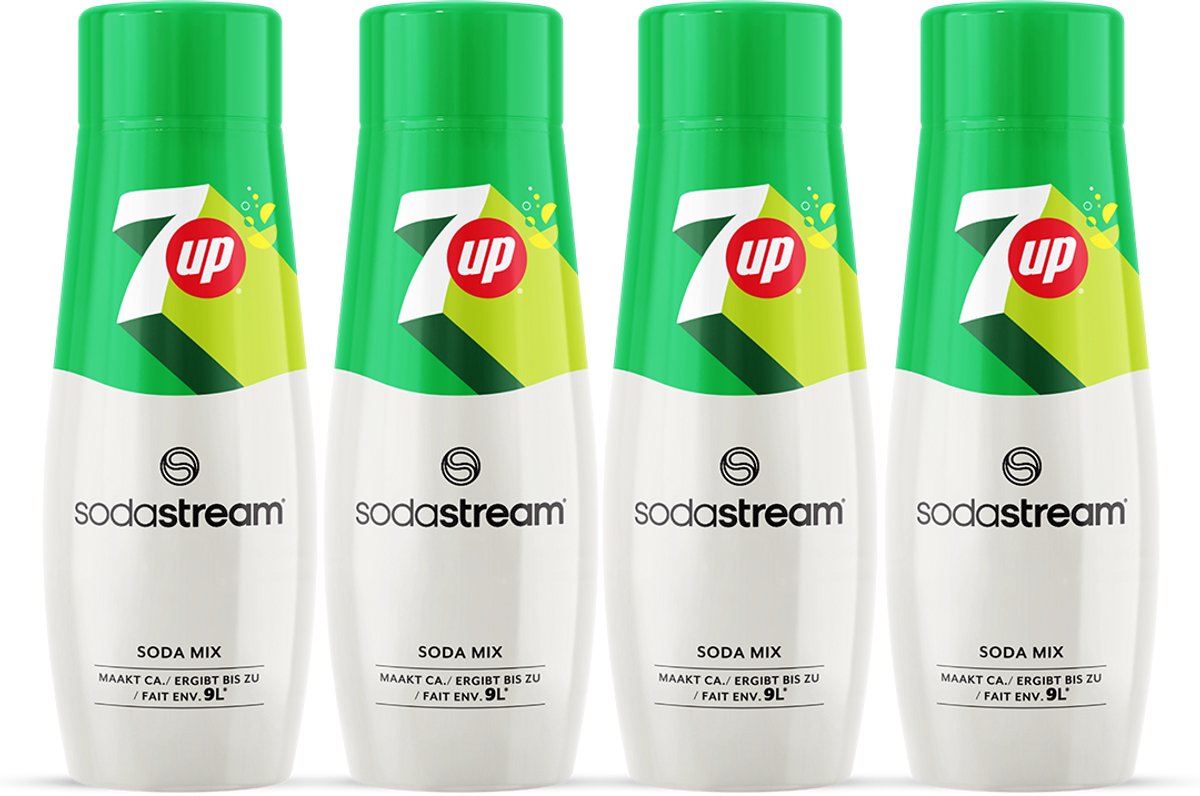 Sirop Sodastream 7up paquet de 4