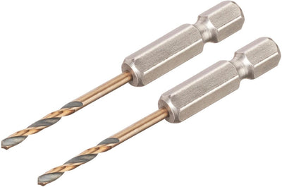 Accessoires Dewalt Imp dt20601-qz | perceuse à métaux | 2,5 mm | agir en or noir | hexagone | 2 pièces - dt20601-qz