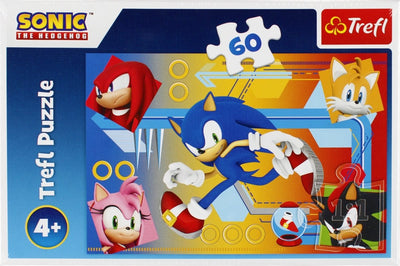 Trefl - puzzles - 60 - Sonic en action Sega Sonic le hérisson