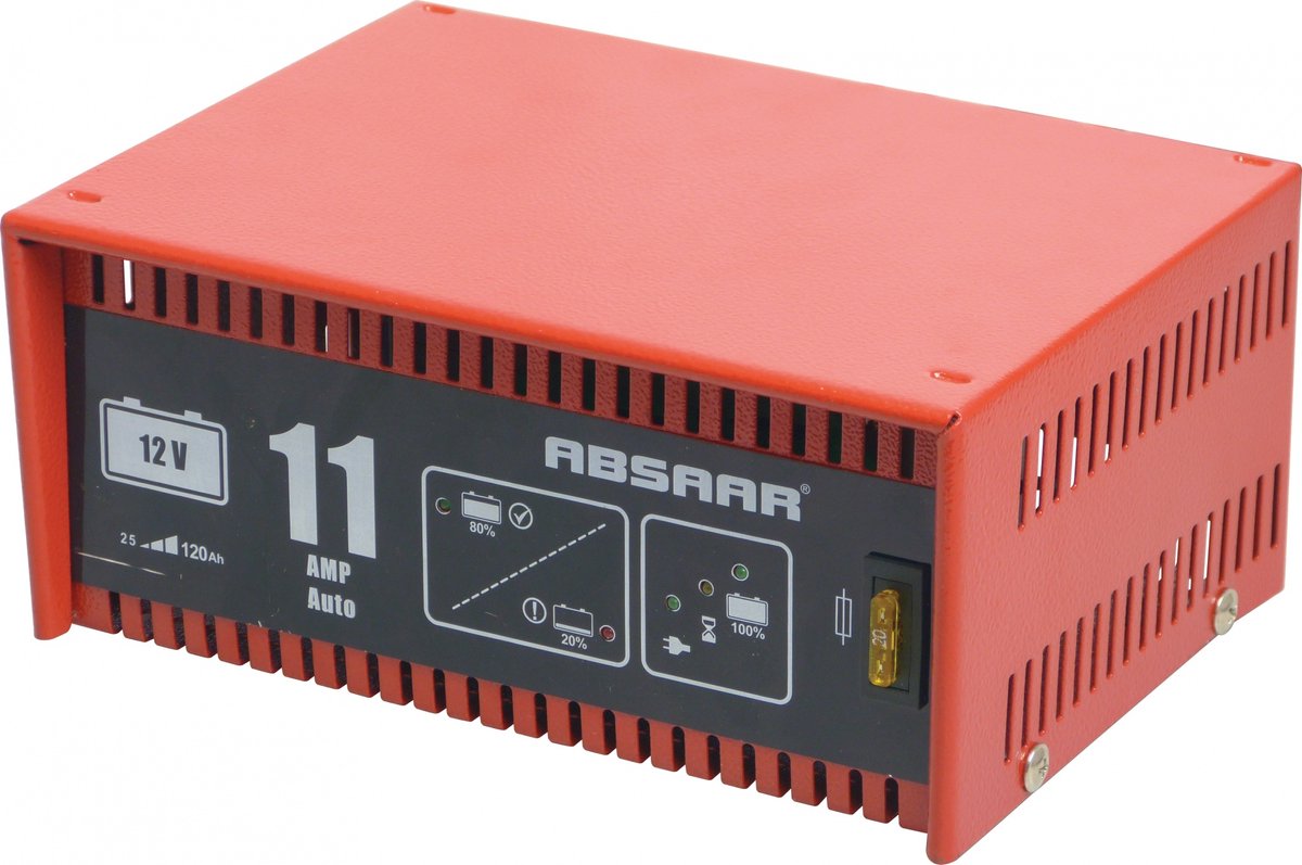 Chargeur de batterie Absaar 12 volts - chargeur de batterie professionnel entièrement automatique - 11a