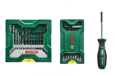 Bosch 25+15+1 ensembles mini-x-line plus poignée - 2607017655