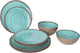 Bo-camp - vaisselle - halo - 12 pièces - aqua