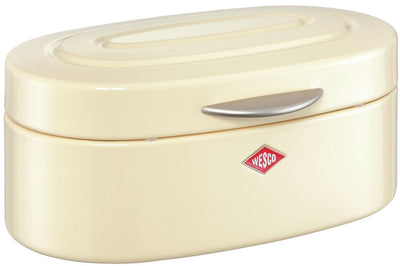 Boîte à pain à un seul ventre Wesco | 8,5 litres | métal - amande | boîte de rangement du pain