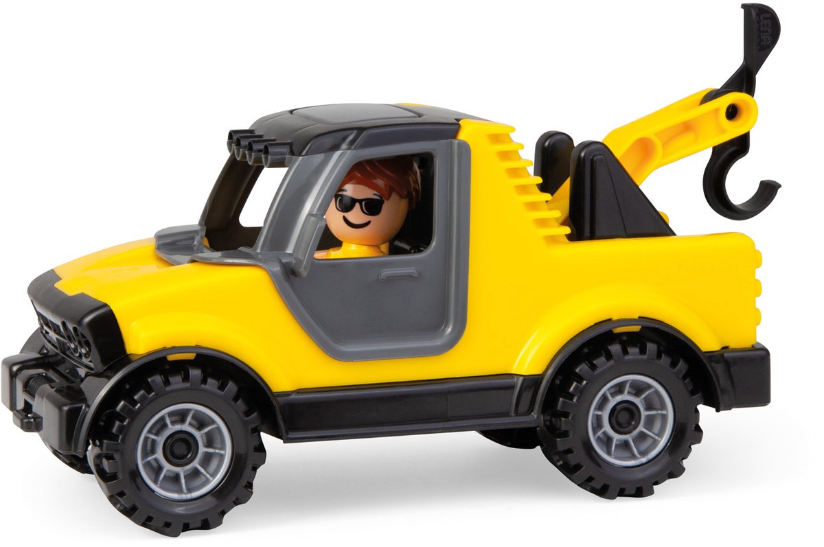Dépanneuse jouet Lena - camion robuste pour enfants.