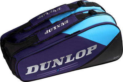 Dunlop -sac de tennis- fx-performance 8rkt - sac de sport unisexe - violet noir cyan