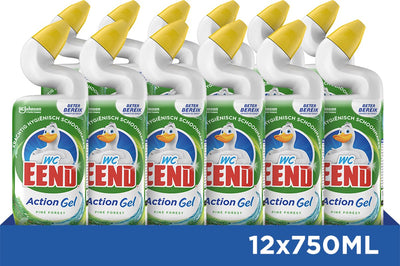 Canard de toilette nettoyant WC action gel forêt de pins