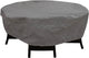 Housse de table imperméable Eurotrail, housse de groupe de sièges ronde, cantonique ø 160x90cm, gris