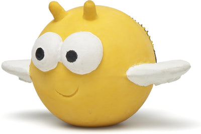Lanco toys jouet de dentition en caoutchouc lancosensoriel - pic l'abeille - jaune