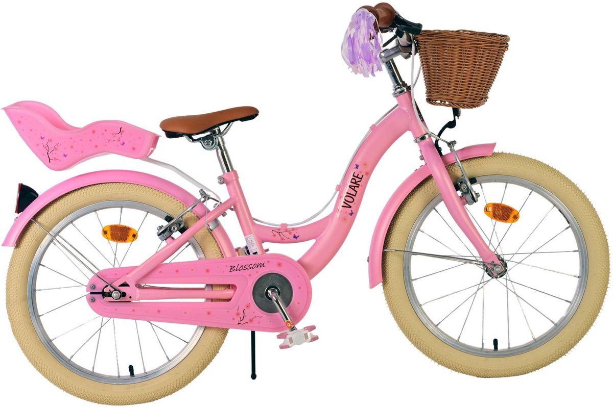 Volare Blossom Children's Bicycle Girls 18 pouces rose deux freins à main