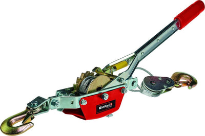 Treuil manuel Einhell tc-lw 1000 - poids de traction maximum : 1000 kg - distance maximale : 1,2 m - frein automatique
