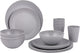 Bo-camp - vaisselle - renouveler - rpet - gris - 16 pièces