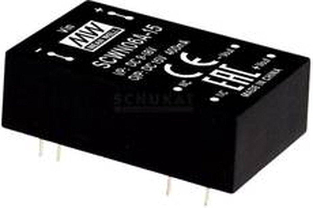 Mean well scwn06b-05 module convertisseur dc dc 1 a 6 w nombre de sorties : 1 x contenu 1 pièce(s)