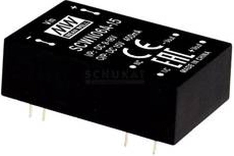 Mean well scwn06b-05 module convertisseur dc dc 1 a 6 w nombre de sorties : 1 x contenu 1 pièce(s)