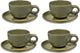 Serax - surface sergio herman - tasse à café + soucoupe - vert camo - 13 ø - 4 pièces