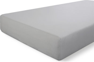 Drap-housse Walra en coton croustillant - 140x200 - 100% coton - gris