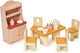 Jouets de salle à manger de maison de poupée en bois Mentari - jouets en bois durables.
