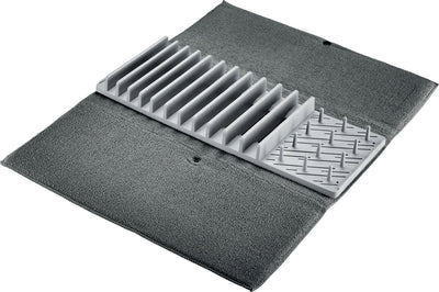 Tapis égouttoir Westmark avec porte-vaisselle - tapis égouttoir très absorbant avec porte-vaisselle, très absorbant, lavable en machine, idéal pour égoutter la vaisselle - 60 x 46 cm