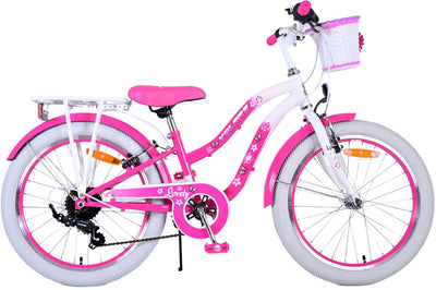 Volare le vélo pour enfants - filles - 20 pouces - rose - 7 engrenages
