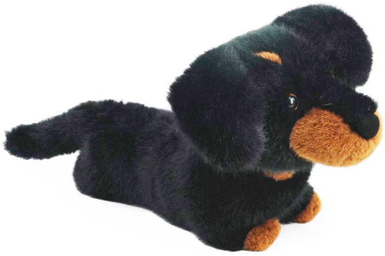 Peluche One Love - citrouille teckel - 40cm - noir et blanc - 0 ans
